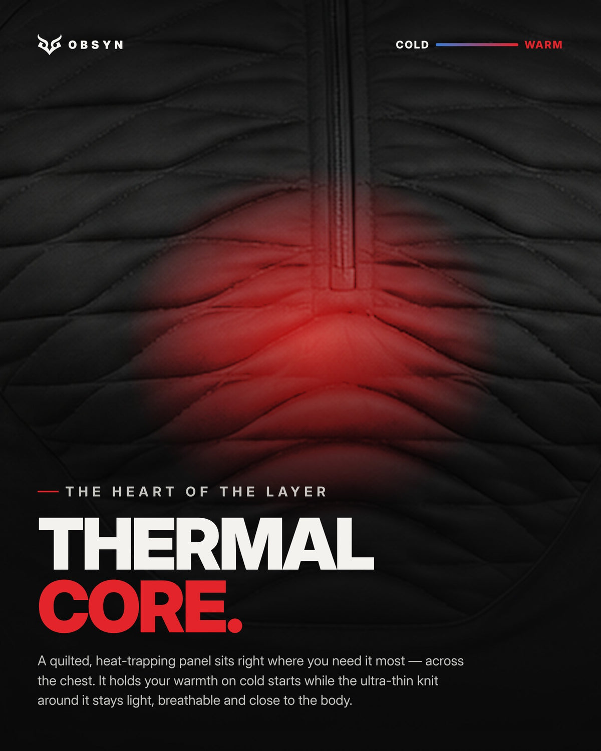 STORMCORE thermal core close-up